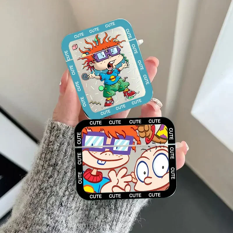 

Cartoon Children R-Rugrats Silicone Case for Airpods 2 1 Headphone Cases for Airpod Pro 3 Clear Covers Earphone Shell Accessorie