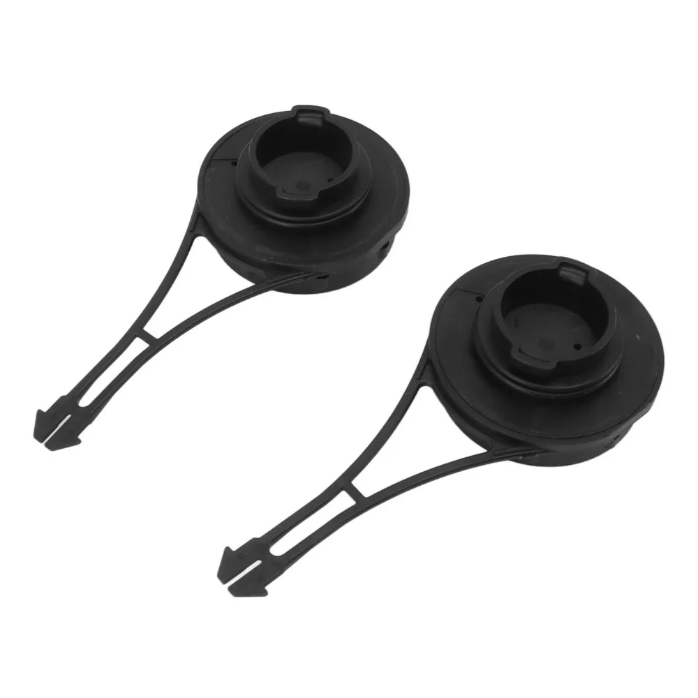 2PCS Professional Black Gas Cap Easy to Install ABS Lawn Mower Gas Cap Compact Mower Gas Cap for 550E 550EX 625E 675EX 725EX