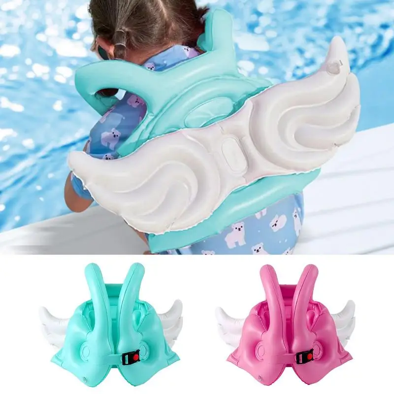 Kids Life Vest Children's Swimming Vest With Angel Wings Toddler Floating Swimsuit Safety Swimming Pool Accessories