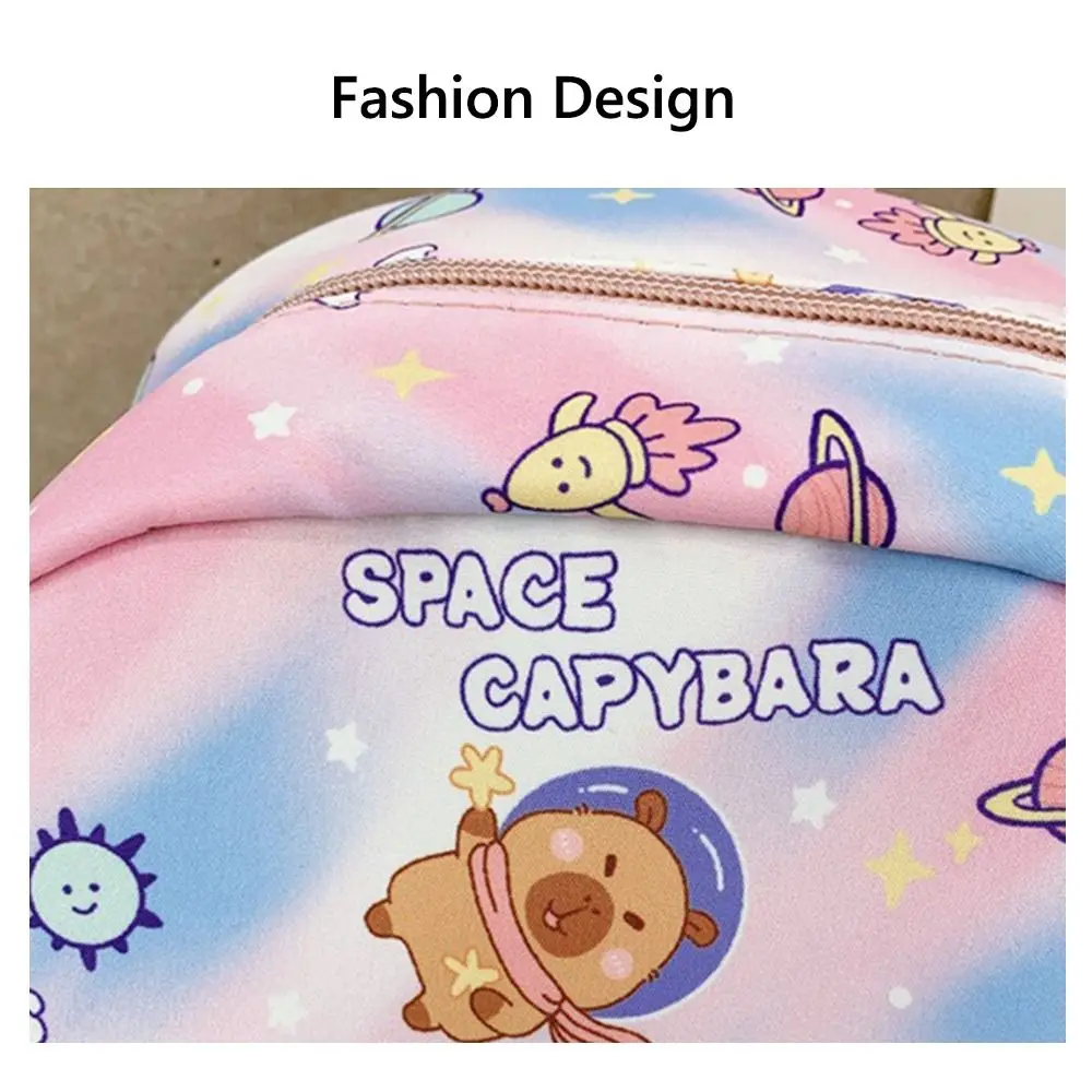 Neue Nylon Schultaschen Capybara Große Kapazität Kinder Rucksack Reise Schultern Rucksack Kinder