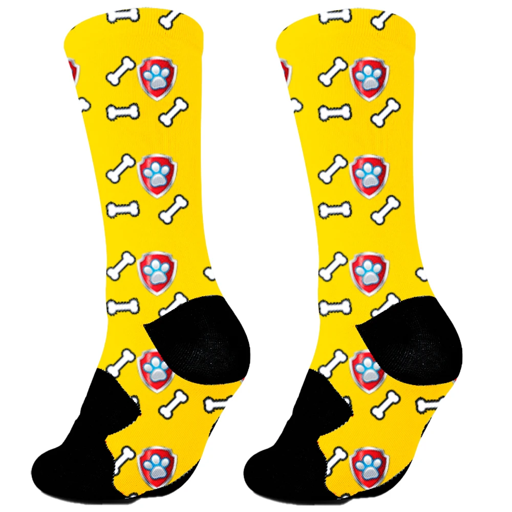 Chaussettes unisexes en coton pour hommes, Skateboard de rue, Fruits, citrouille, Chiens, Harajuku, Drôle, Garçons, Homme, Décontracté, Sox, Cadeau, Mode, Personnalité, 2024