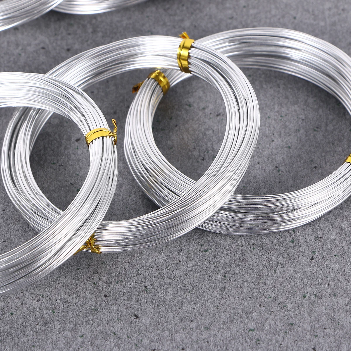 

7pcs 1Mm Colored Aluminum Wire 70M Soft Flexible Diy Craft Supplies For Jewelry Making Bracelet Ring Art Garden Fixing