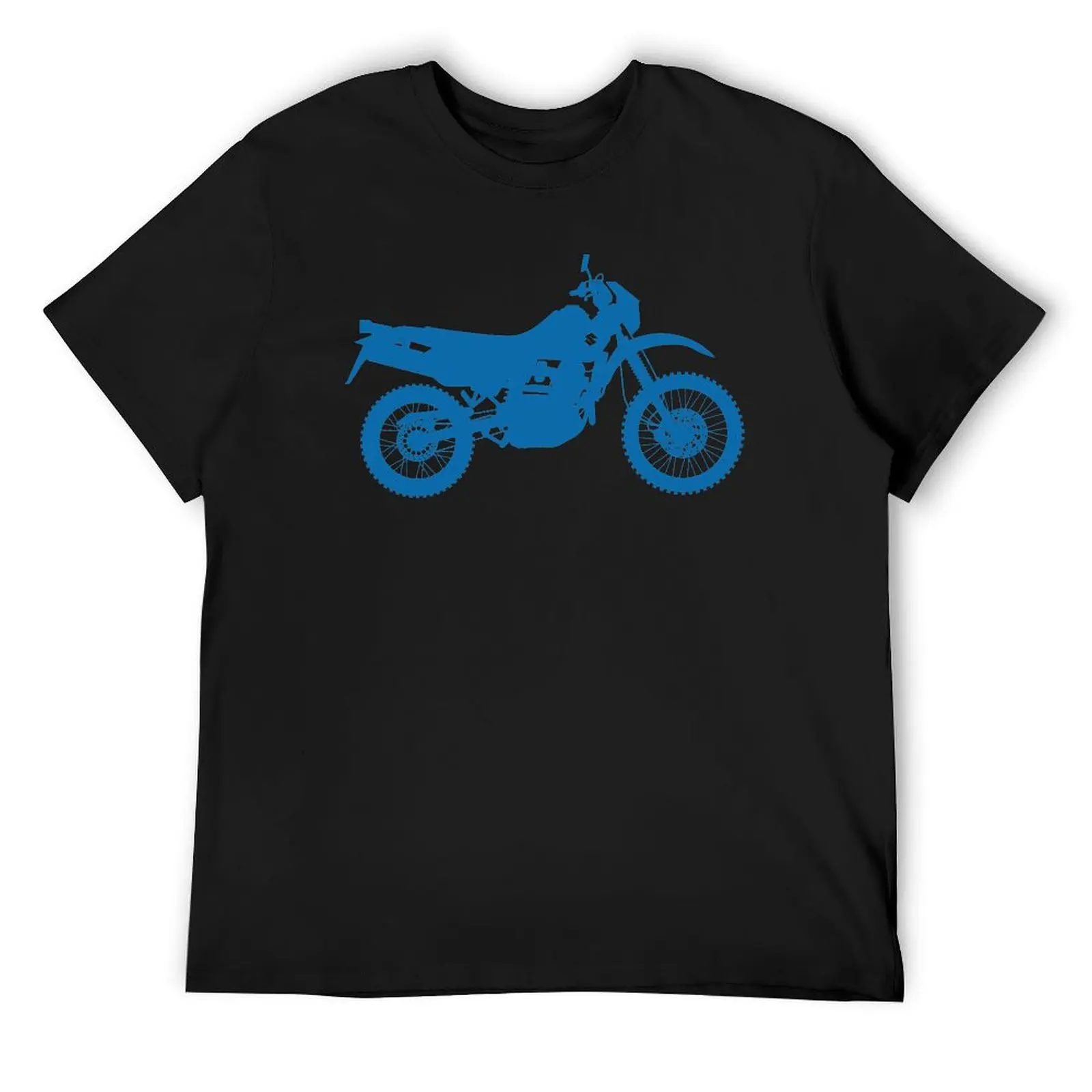 

DR650 Motorcycle Silhouette - Blue T-Shirt valentines clothes Man t-shirt tees tshirts for men