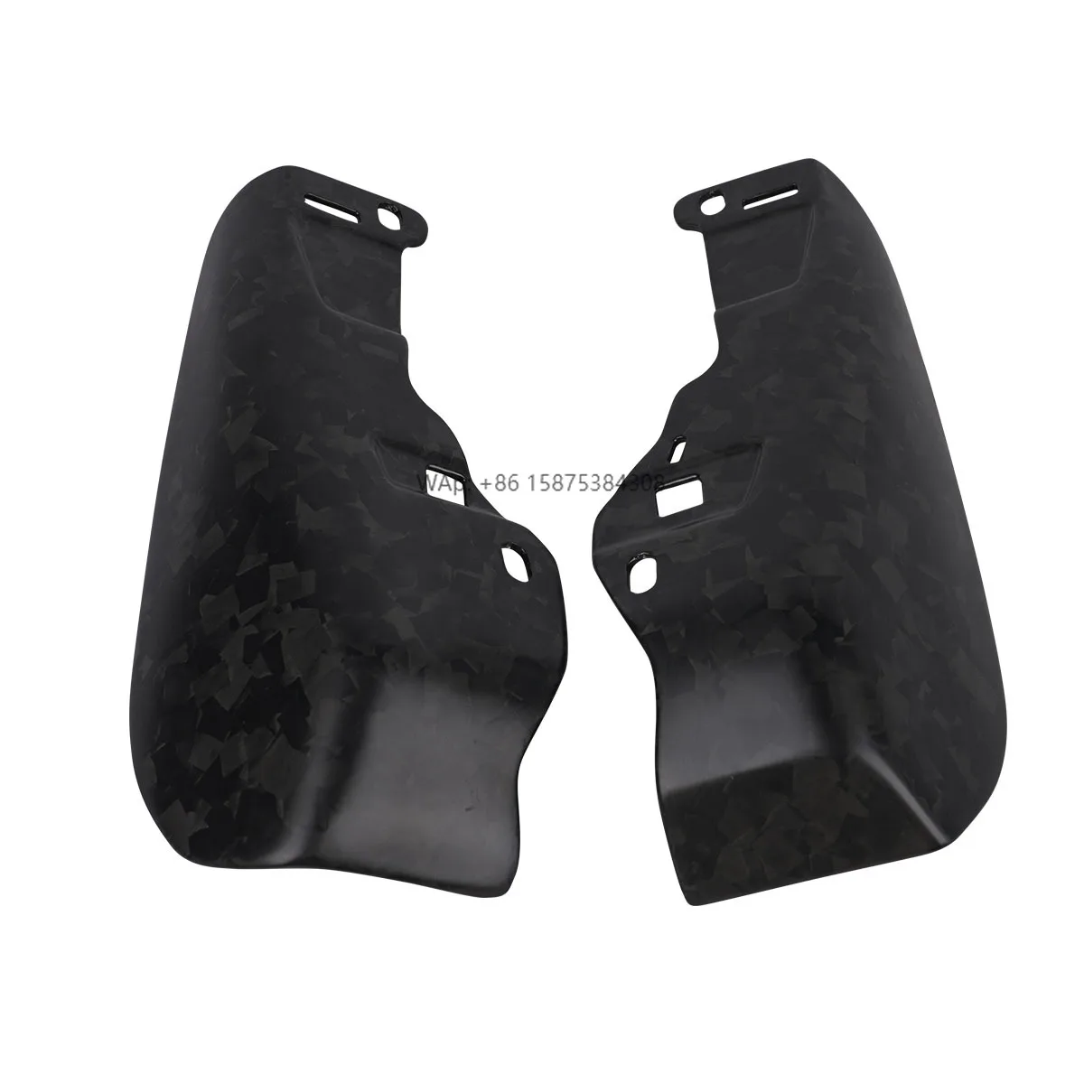 2023.5-2025 Carbon Fiber Engine Heat Shield Forged Matte Motorcycle Fenders for Street Glide Touring
