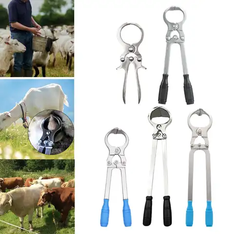 가축 거세 펜치 휴대용 편안한 그립 동물 Emasculator