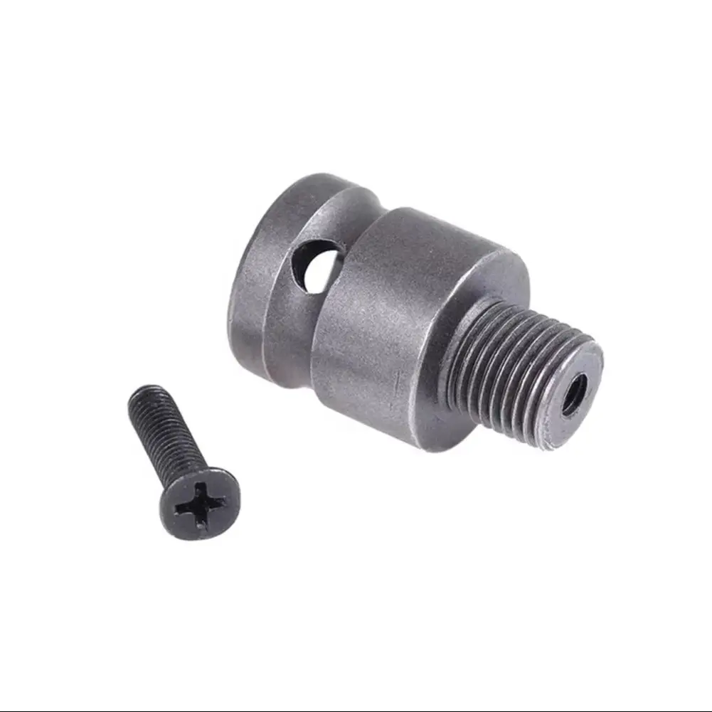 Youtome Electric Drill Socket Adapter Converter Drill Chuck Adaptor With Screw 1/2-20UNF 3/8-24UNF For Impact Wrench Conversion