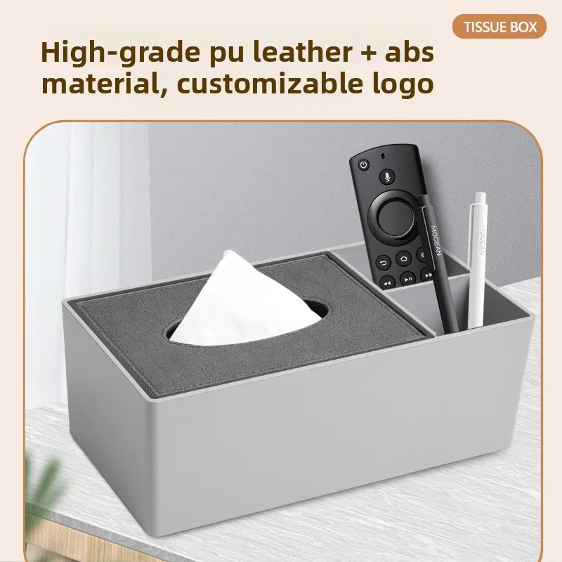

Remote Control Tissue Box Hotel Room Supplies Tissue Box with Remote Control Grid Double Grid