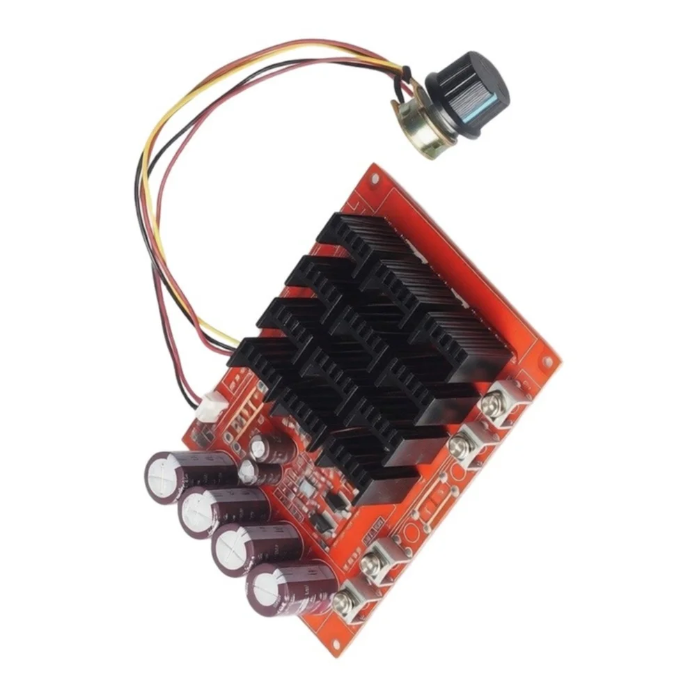 60A For PWM Control Module 3KW for 12V 24V 36V 40V 48V 50V DC Motors Pumps Stable Operation up to 30A Continuous