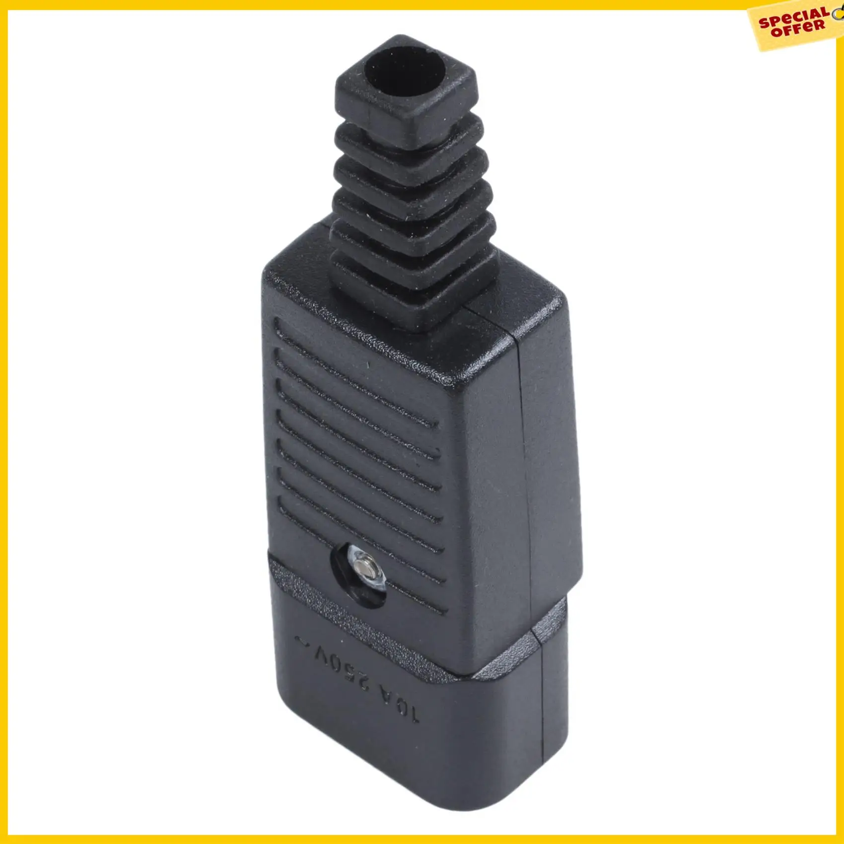 

A25P 20X Black IEC-320 C14 Male Plug AC Power Inlet Socket Connector 250V 10A