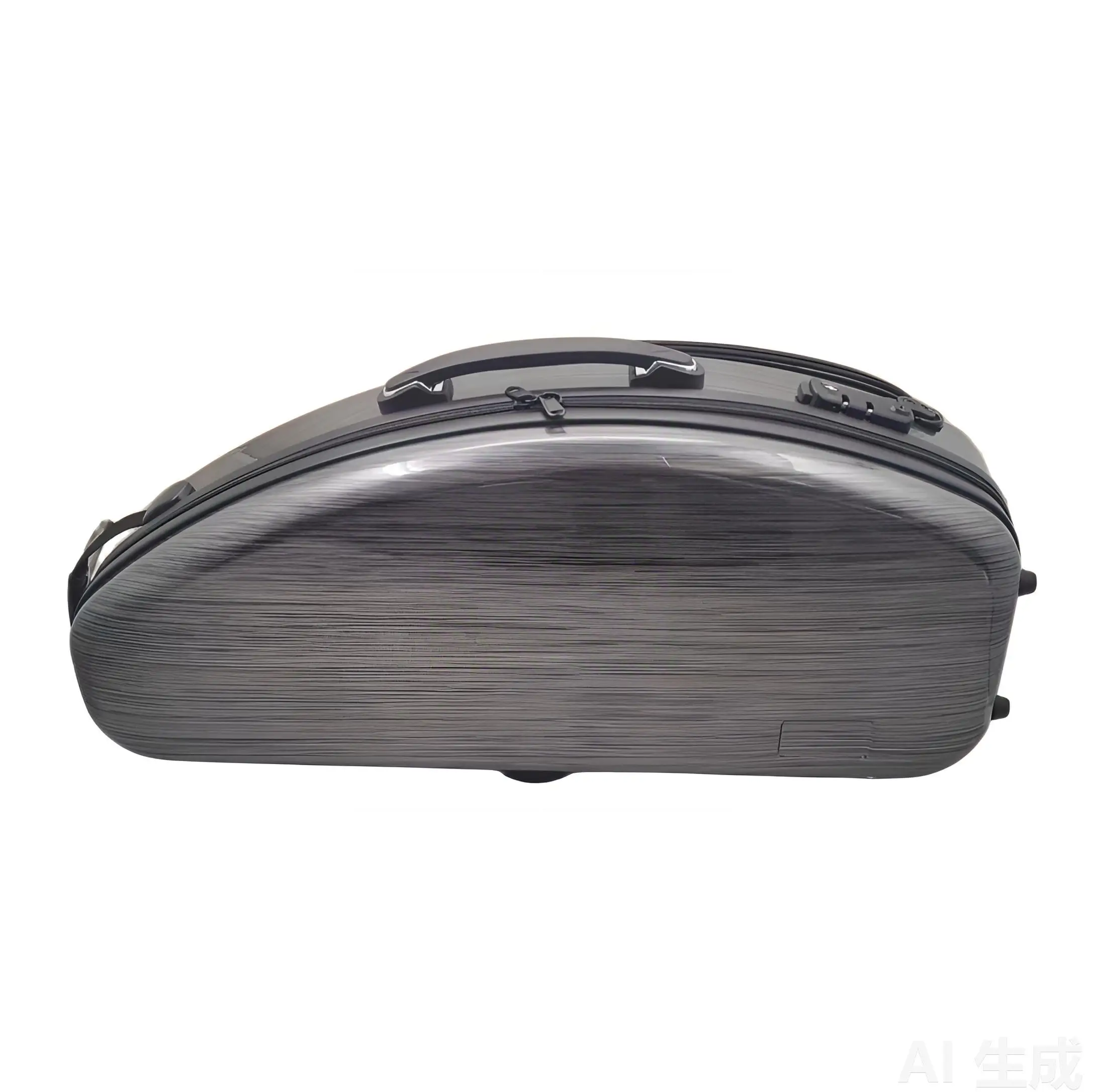 High Quality Gray Contoured Alto Saxophone Case PC Hard Shell Waterproof Password Lock Shockproof Musical Instrument Accessory