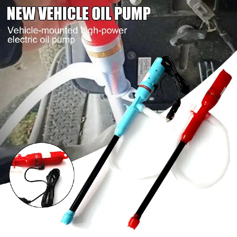 12V/24V Fluid Oil Transfer Pump Water Pump Electric Fuel Gas Extractor Transfer Suction Pump Portable For Car Truck RV Boat