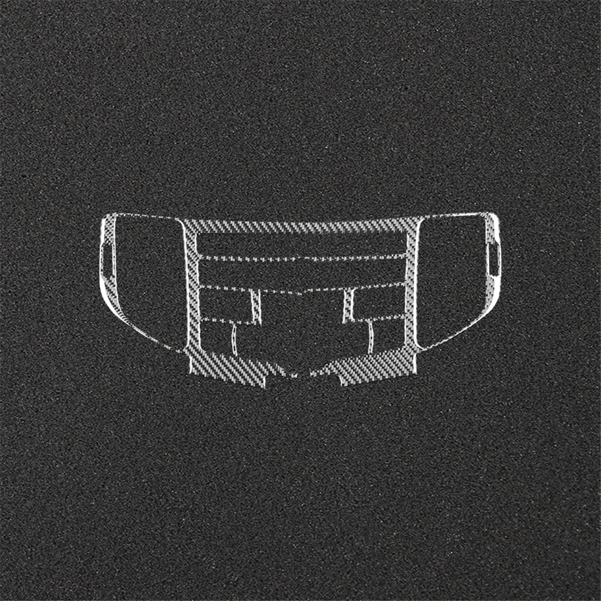 

MBX-tFor Acura TSX 2009-2014 Carbon Fiber Center Console Navigation Air Vent Cover Trim Interior