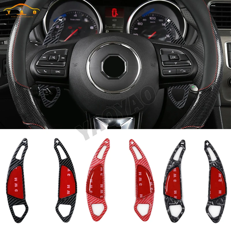 ABS Steering Wheel DSG Extension Sticker For MG HS MG6 MG5 RX5 RX8 2018-2022 Shift Paddle Gear Extender Shifter