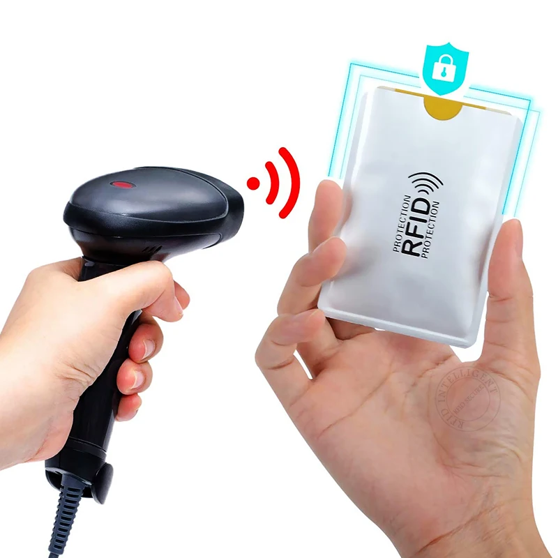 Nuovo Anti Theft Anti Scan protezione per carte di credito schermatura NFC RFID Blocking porta carte di credito custodia per biglietti da visita ID