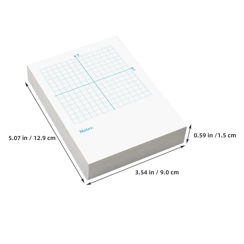 4 Books Xy Coordinate Practice Notebooks Portable Grid Paper for Math Exercises Graphing Sheets Math Drawing Sheets