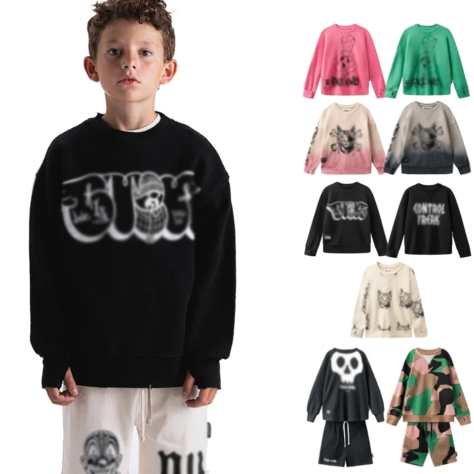 

2025 Costume For Children Long Sleeve Pullover Sweatshirt Kids Girls Clothes Costume For Girls Casual Suit Sport Wear Child Sets