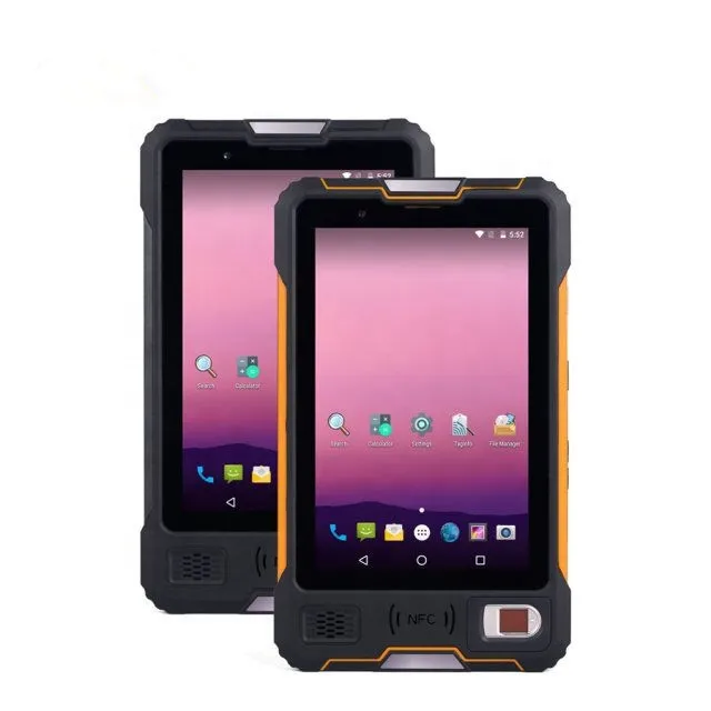 ljc 2026new 8 Inch IP67 Rugged Android 12.0 Tablet PC with Barcode Scanner Fingerprint Reader RFID Optional NFC 4G WIFI GPS