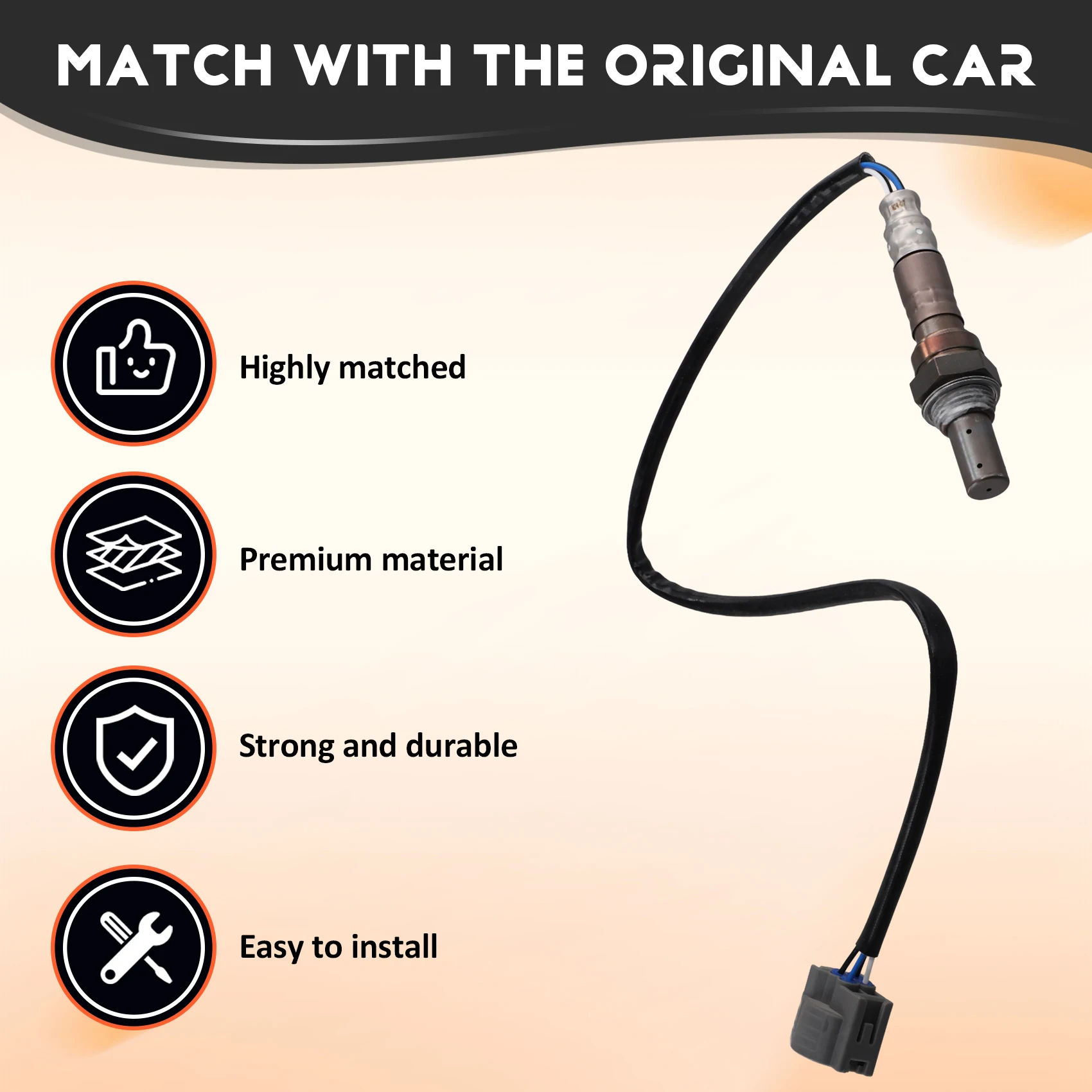 1X43-9F472-AC Oxygen Sensor For JAGUAR S-TYPE II X-TYPE I XJ XK 8 Convertible FORD C2C29250 C2S51801 Car Accessory-N25R