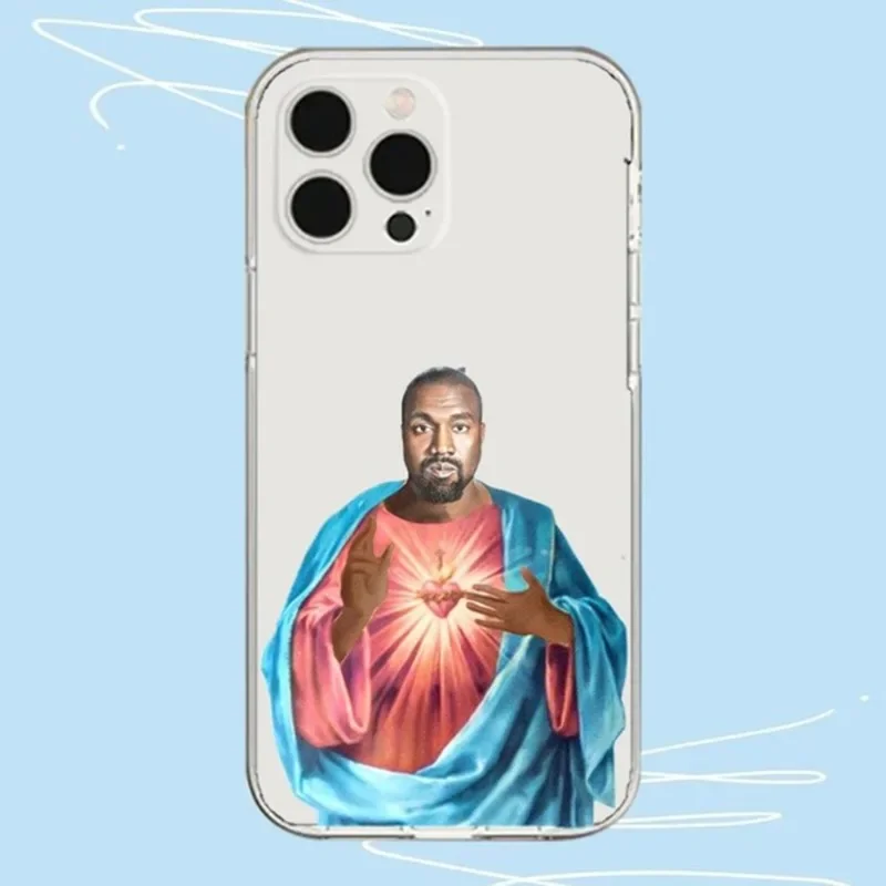 Funny Singer Kanye West Ye Clear Phone Case For iPhone 17 16 15 14 13 12 11  Pro Max Mini SE 7 8 Plus Shockproof Soft Cover Shell - AliExpress 202192403