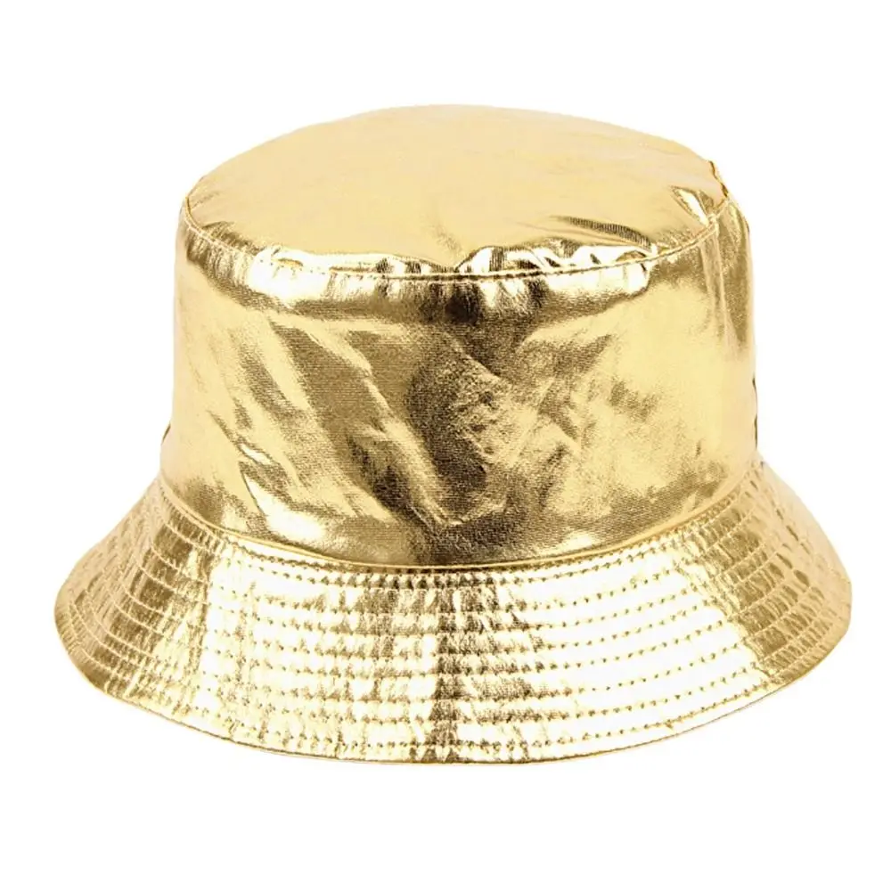 Double Sided Wear Reversible Bucket Hat Breathable Harajuku Style Men Women Sun Hat UPF 50+ Sunscreen Leather