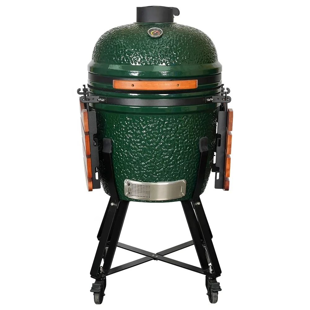 Ceramic 21 Inch Big Size Smoker Kamodo Ceramic Barbecue Kamado Green Egg Grills