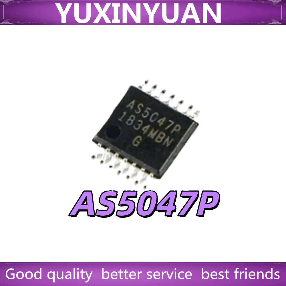 100%New1PCS/LOT Chips AS5047P AS5047D AS5047P-ATSM TSSOP14 Rotary Encoder In Stock