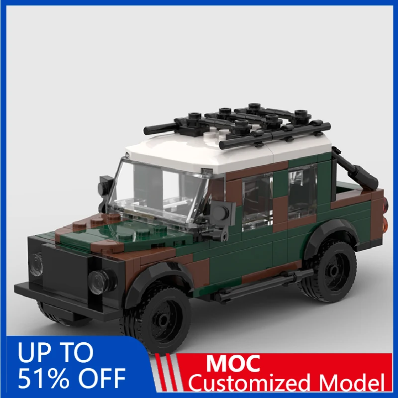 

230 Pcs MOC Small Green Pickup Truck Model DIY Building Block Technology Assembly Creative Type Toys Kid Birthday Surprise Gifts