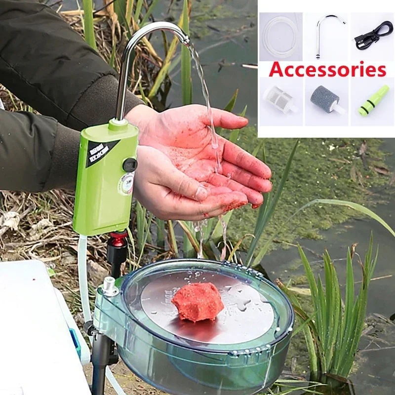 

Oxygen Intelligent Water Induction Air in Sensor LED 3 Pump USB Fishing Portable Light 1outdoor Smart Oxygenation