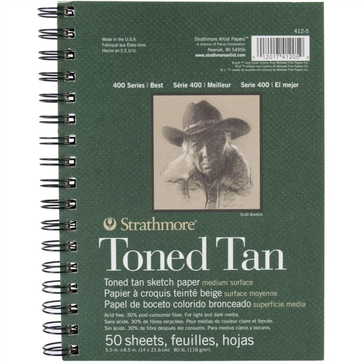 

Toned Tan Sketch Pad 5.5x8.5 Inch 50 Sheets Artist Sketchbook For Drawing Illustration Art Class