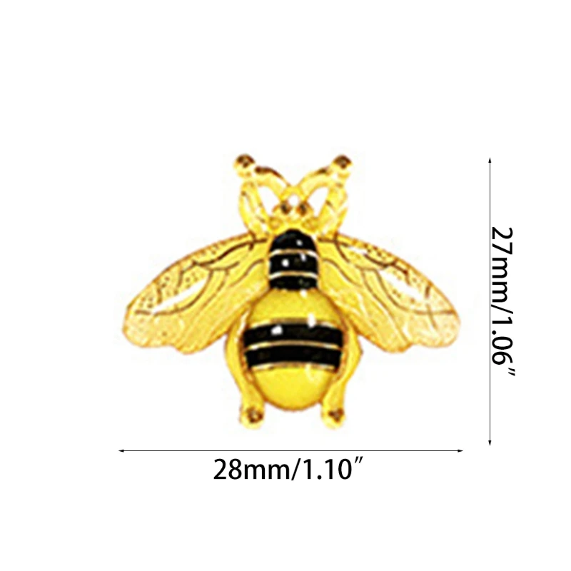 3D Bee Push Pin ชุดกระดาษ Photo Memo เอกสารเหล็ก Tack โปสการ์ด Pin สำหรับ Home Dropship