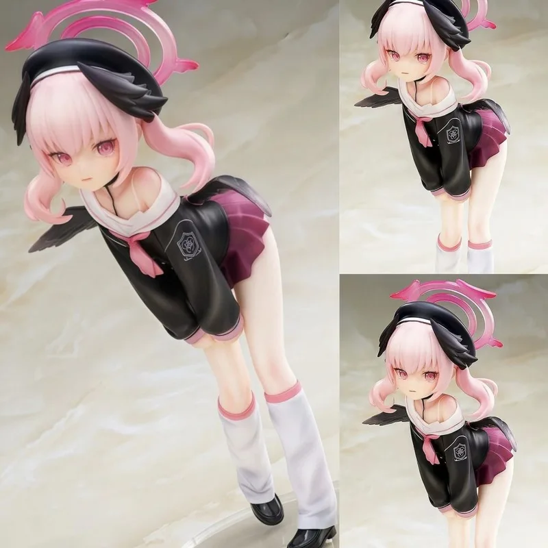 Anime Figure Blue Archive Pink Hair Winged Koharu Collectible PVC Statue Desktop Decoration Gift For Otaku Anime Fans Collection