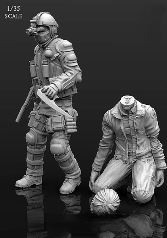 1/35 Scale Die Cast Resin Figure Assembly Kit DIY Kit Stalker Unpainted Free Shipping Resin Model Kit