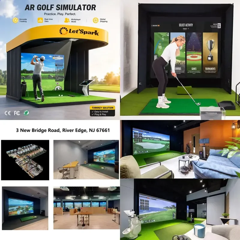 【CHIMU HOME】 Interactive Projection Golf and Soccer Simulator for Indoor Home Use
