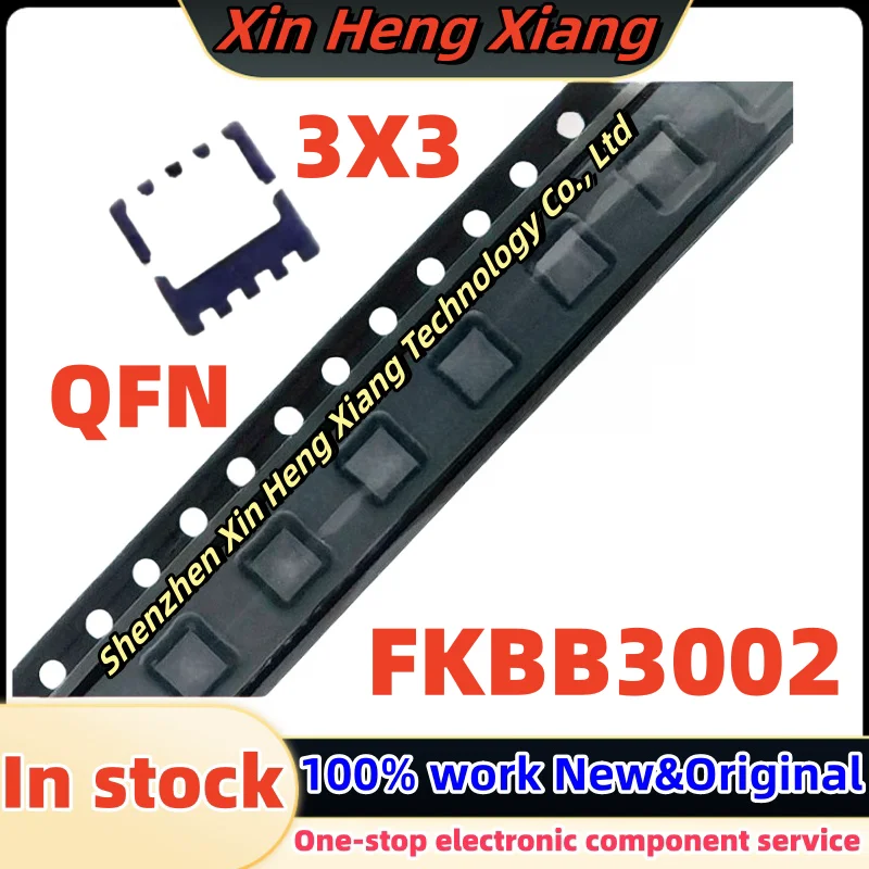 

(5pcs)FKBB3002 B3002 3002 QFN-8 Chipset