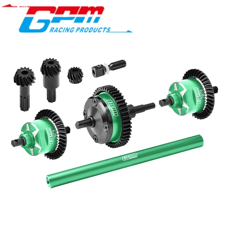 GPM TXMM3747 (sem óleo diferencial) AÇO DE CARBONO 4140 + liga 7075 DIANTEIRO & CENTRO & TRASEIRO DIFFERENCIAL COMPLETO PARA TRAXXAS MIN RC Upgra