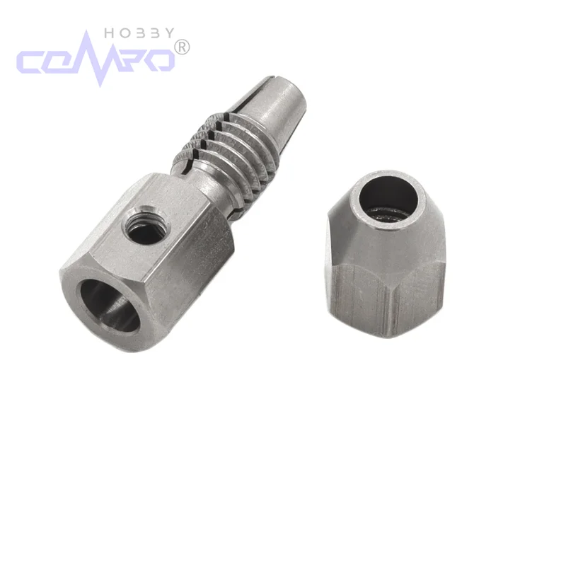 2 قطعة RC قارب اقتران مرن الفولاذ المقاوم للصدأ فليكس كوليت المقرنة 3.17/4/5/6 مللي متر * 4 مللي متر عمود المحرك خزانة لنموذج قارب كهربائي #2