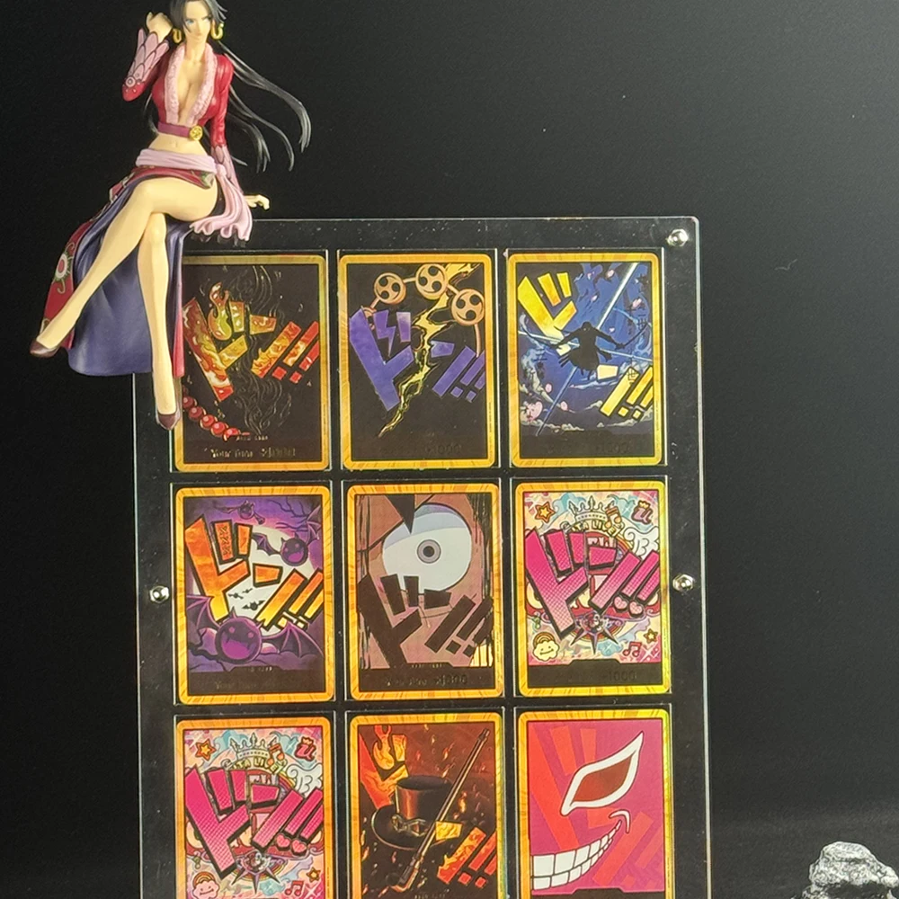 애니메이션 OPCG TCG 골드 돈 컬렉션 카드 몽키 D 루피 조로 최고의 PRB-01 영어 리프랙션 플래시 배틀 카드 팬 선물 장난감