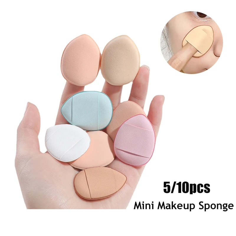 Set di Mini Spugnette per Trucco, Correttore Viso e Fondotinta, Dettaglio Professionale, Accessorio Cosmetico