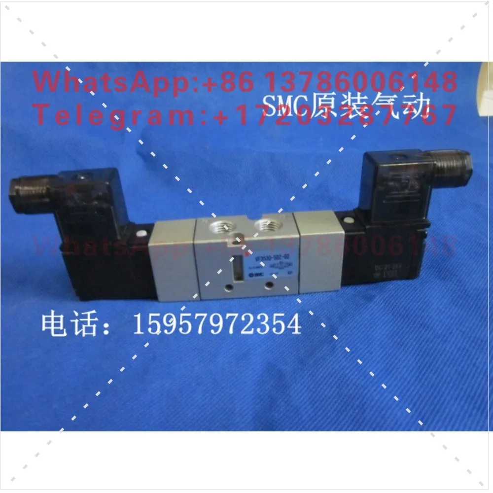 New original VF3430-6D/5D/4D/3D/2D/1D-02 three-position five-way solenoid valve junction box type