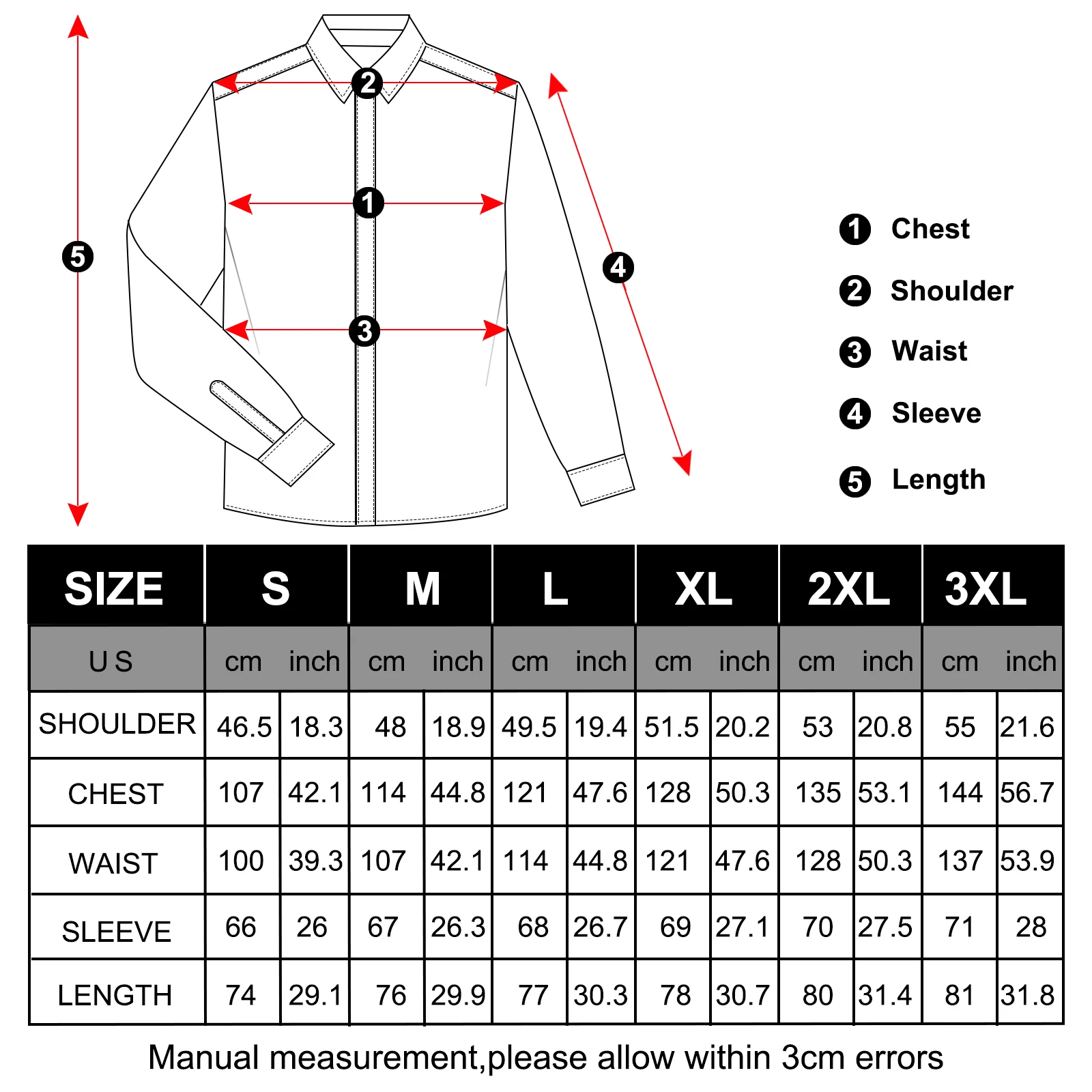 Black Solid Men\'s Shirt Long Sleeve with Golden Color Collar Pin Casual Social Buinesss Dress Shirts for Party Men Clothing