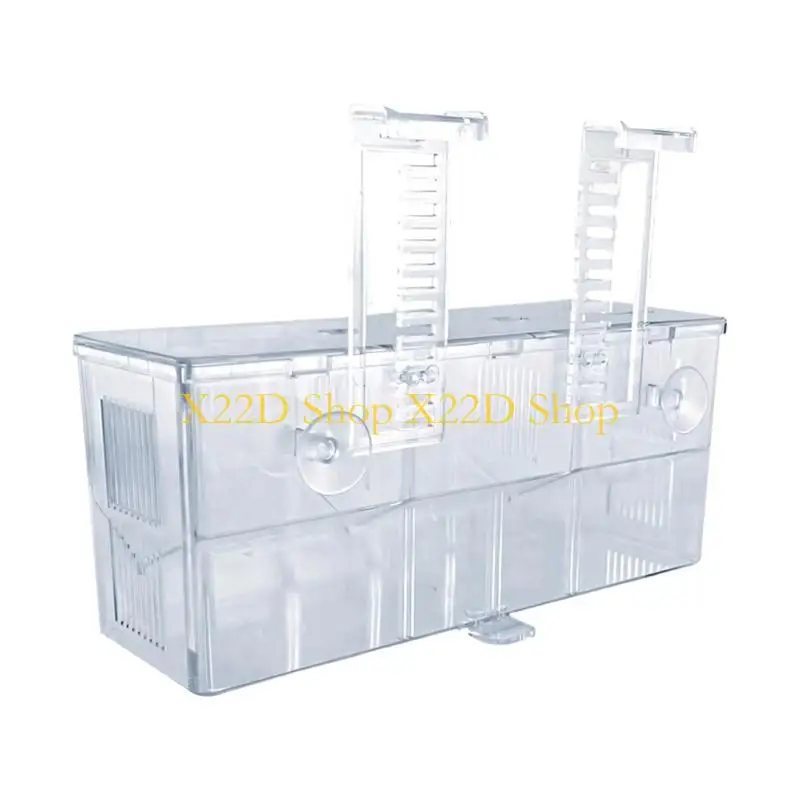 X22D Plastic Fish Tanks Divider Box Transparents Fish Tanks Hatching Box Isolation Box