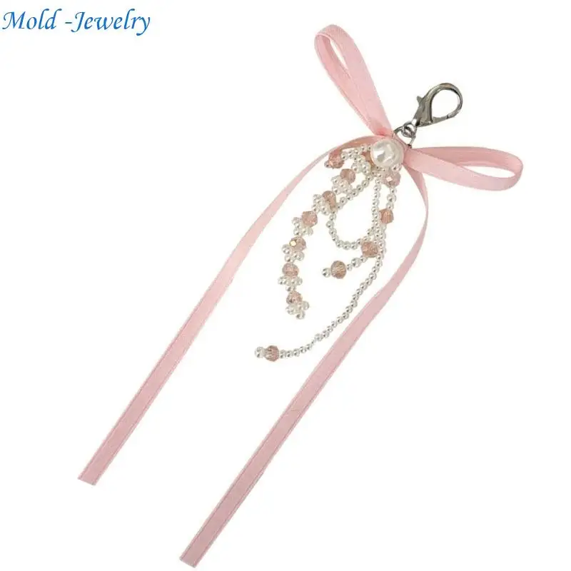

69HB Bowknot Backpack Pendant Elegant Bowknot Keyring Simple Shoes Hangings Accessory for Fashion Enthusiasts