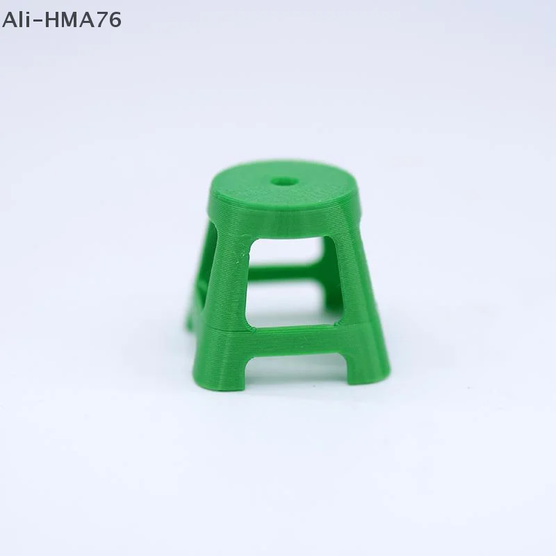 【HMA76】5 قطعة 1/12 براز بلاستيكي صغير كراسي صغيرة لعبة دمية مجموعة اثاث ديكور بيت الدمى لعبة التظاهر اللعب للأطفال #5