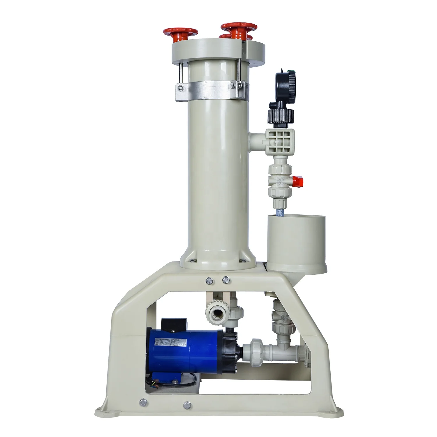 (YLD-2001) PP water Filter Housing with Alkali & Acid Chemical Pump Housing