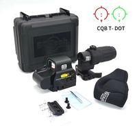 Eotech High Quality G33/G43/G45 3X 5X Magnifier Optical Rifle Scope with Flip To Side Picatinny Rail QD Mount 558 Red Dot Sight