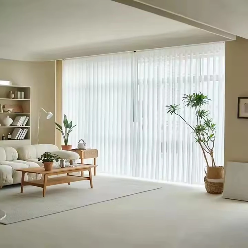 

Customization Dream Electric Curtain WI-FI Google Control Smart Blinds Modern Style Light Filtering Shades For Living Room