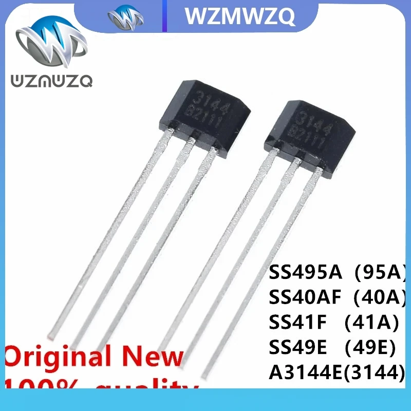 50pcs SS495A SS495A1 OH137 A3144E TO-92 SS40AF SS41F OH49E SS49E 95A 40AF 41F 495A 49E Original disponível em estoque