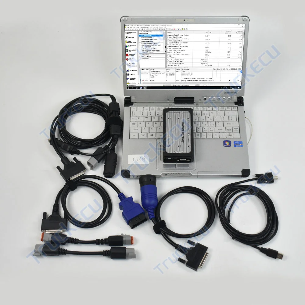 

for CUMS INLINE6 Heavy Duty TRUCK Data Link Adapter complete Diagnostic Scanner Engine Analyzer insite OBD scanner +c2 laptop