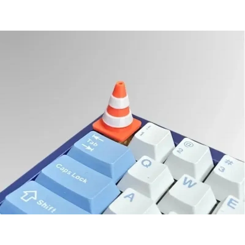 3DPrinting الإبداعية شخصية الآيس كريم مخروط المرور مخروط زر مفتاح غطاء لوحة المفاتيح الميكانيكية تركيب المناظر الطبيعية الصغيرة الصغيرة