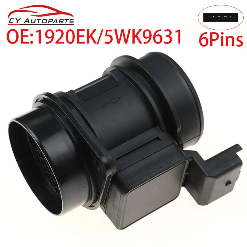 New Mass Air Flow Meter MAF Sensor For Citroen Ford Peugeot 206 307 C2 C3 1.4 HDi TDCi 1920EK 5WK9631